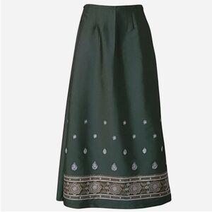 Semi Formal A Line Skirt with Print